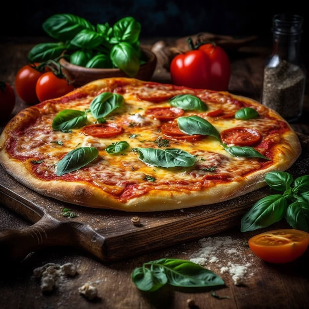 midjourney e la prompt art la rivoluzione dell arte generativa nell era digitale pizza margherita