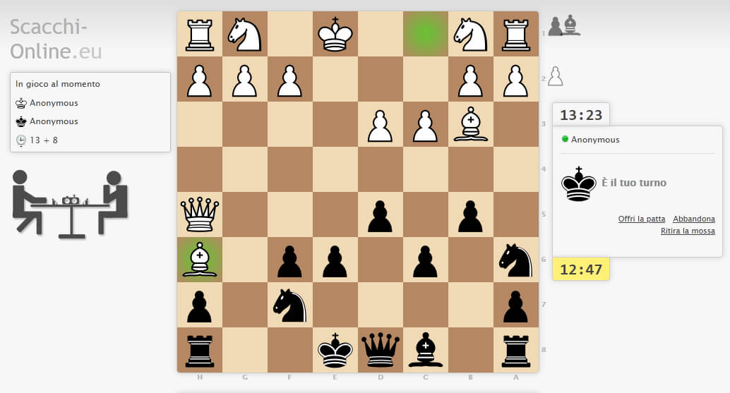 scacchi online gratis scacchionline eu