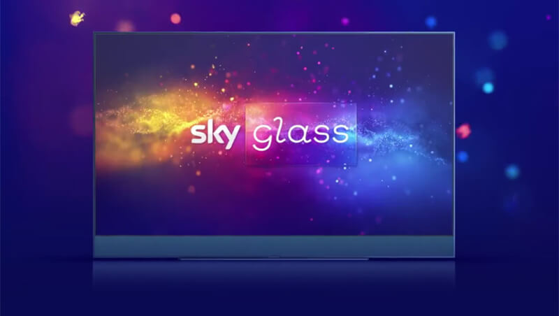 sky glass tv italia logo